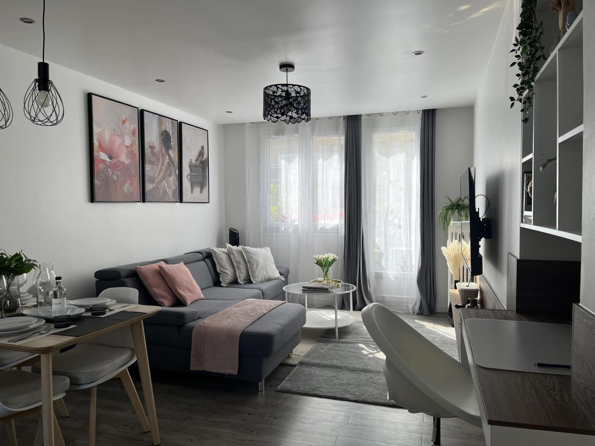 Entire 60M2 Apartment - Close To Paris - Parking - Kitchen - 2Min Rerb - Olympic'24 Bourg-la-Reine Eksteriør billede