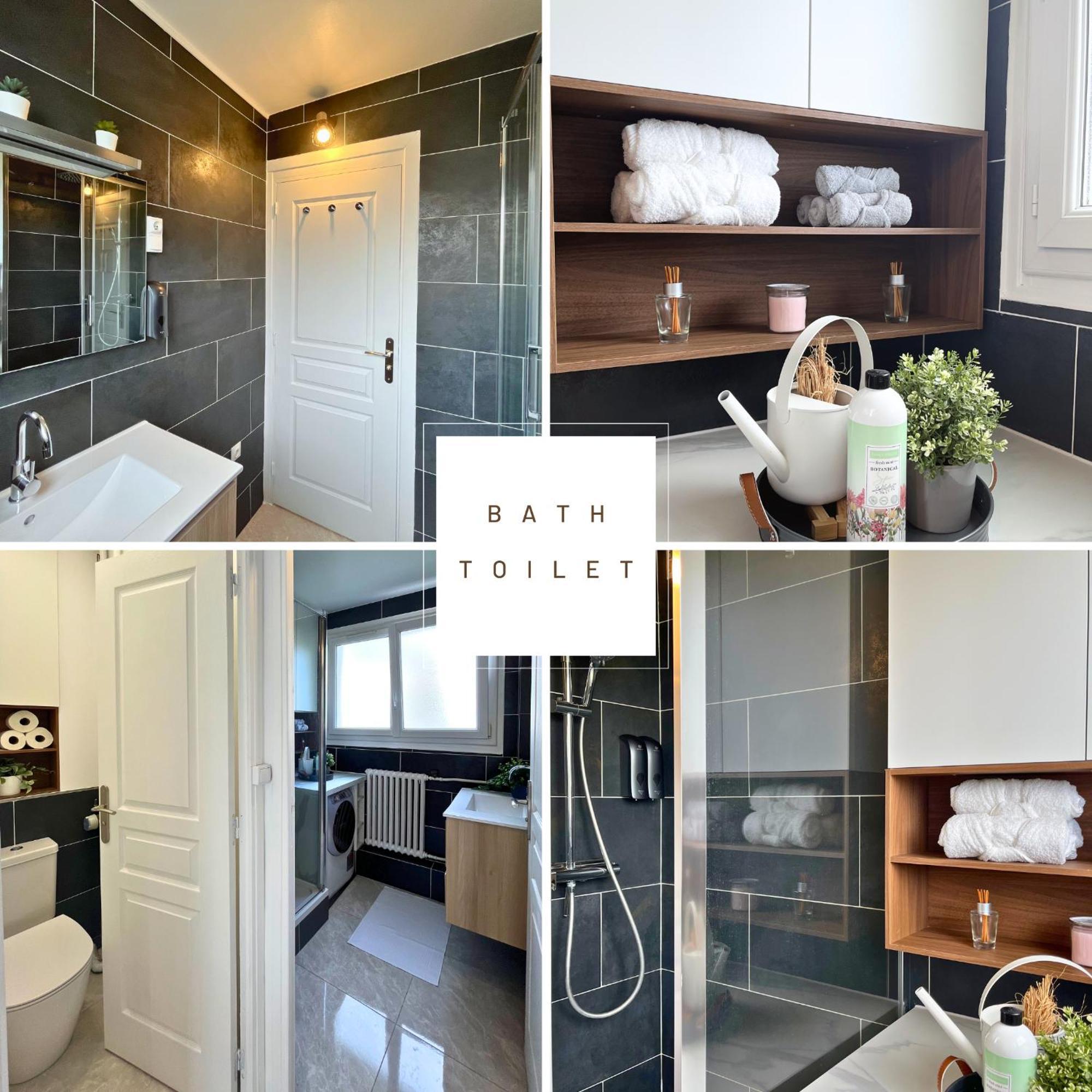 Entire 60M2 Apartment - Close To Paris - Parking - Kitchen - 2Min Rerb - Olympic'24 Bourg-la-Reine Eksteriør billede