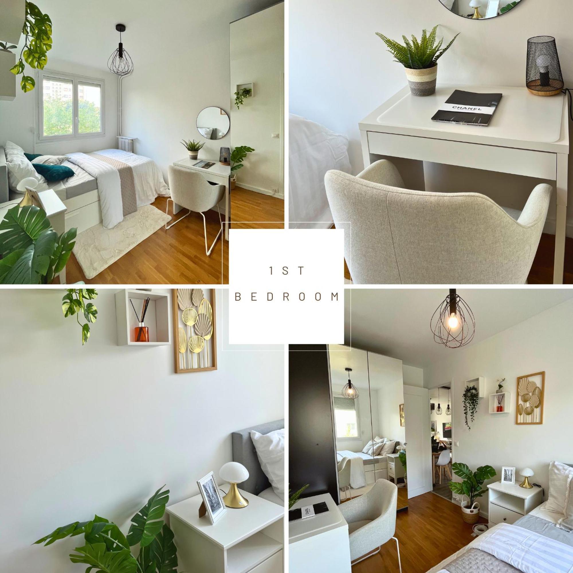 Entire 60M2 Apartment - Close To Paris - Parking - Kitchen - 2Min Rerb - Olympic'24 Bourg-la-Reine Eksteriør billede